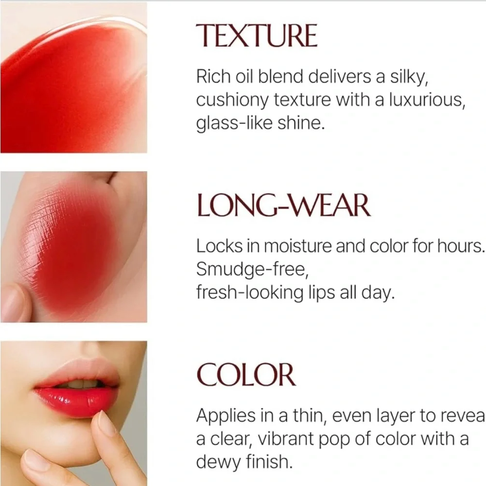 Korean Beauty Challans de Paris Rouge de Bijou Jewel Shine Lipstick